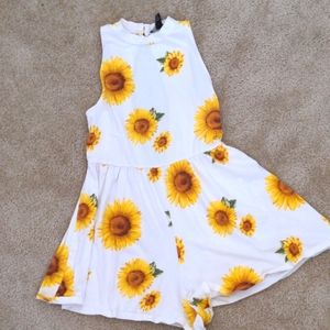 Summer Sunflower Romper